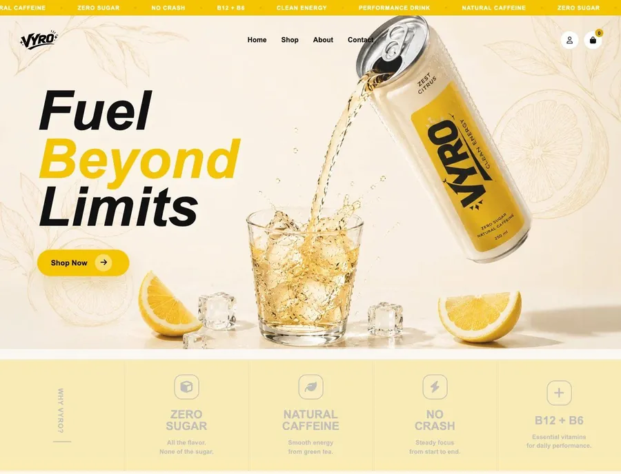 VYRO Energy website preview
