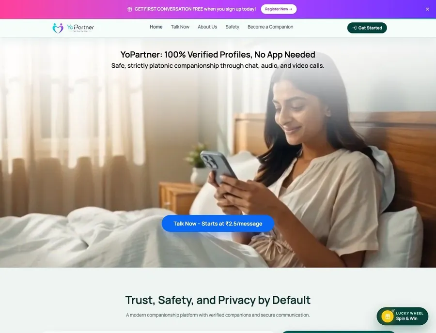 Yo Partner website preview